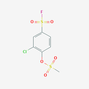 2-Chloro-4-(fluorosulfonyl)phenyl methanesulfonate