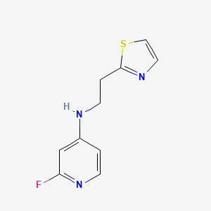 2-Fluoro-N-(2-(thiazol-2-yl)ethyl)pyridin-4-amine