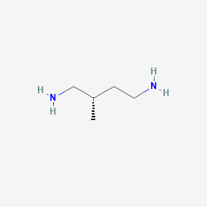 molecular formula C5H14N2 B13348639 (S)-2-Methylbutane-1,4-diamine 