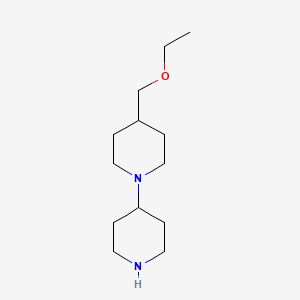 molecular formula C13H26N2O B13348653 4-(Ethoxymethyl)-1,4'-bipiperidine 