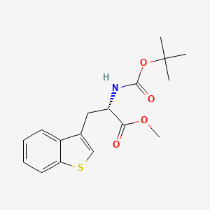 Methyl (S)-3-(benzo[b]thiophen-3-yl)-2-((tert-butoxycarbonyl)amino)propanoate