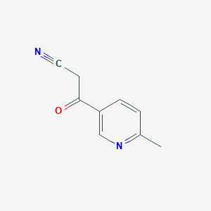 3-(6-Methylpyridin-3-yl)-3-oxopropanenitrile