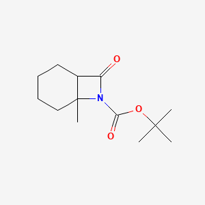 molecular formula C13H21NO3 B13348731 tert-Butyl 6-methyl-8-oxo-7-azabicyclo[4.2.0]octane-7-carboxylate 