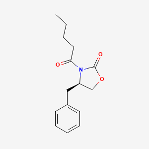 molecular formula C15H19NO3 B13348748 (R)-4-Benzyl-3-pentanoyloxazolidin-2-one 