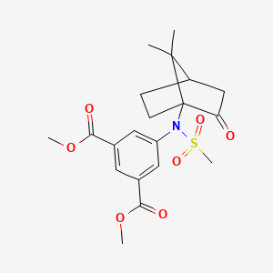 Dimethyl 5-(N-(7,7-dimethyl-2-oxobicyclo[2.2.1]heptan-1-yl)methylsulfonamido)isophthalate