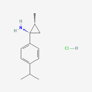 (1S,2R)-1-(4-Isopropylphenyl)-2-methylcyclopropan-1-amine hydrochloride