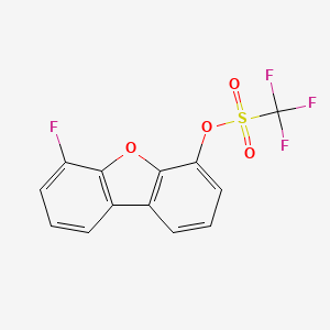 6-Fluorodibenzo[b,d]furan-4-yl trifluoromethanesulfonate