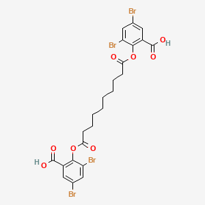 2,2'-(Decanedioylbis(oxy))bis(3,5-dibromobenzoic acid)