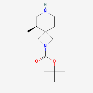 molecular formula C13H24N2O2 B13348907 tert-Butyl (R)-5-methyl-2,7-diazaspiro[3.5]nonane-2-carboxylate 