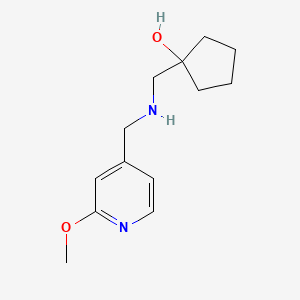 1-((((2-Methoxypyridin-4-yl)methyl)amino)methyl)cyclopentan-1-ol