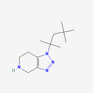 molecular formula C13H24N4 B13348954 1-(2,4,4-Trimethylpentan-2-yl)-4,5,6,7-tetrahydro-1H-[1,2,3]triazolo[4,5-c]pyridine 