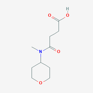 3-[Methyl(oxan-4-yl)carbamoyl]propanoic acid