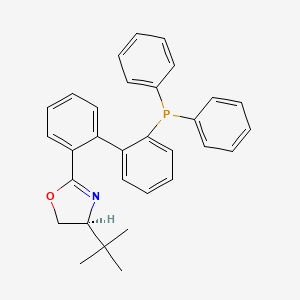 (S)-4-(tert-butyl)-2-(2'-(diphenylphosphanyl)-[1,1'-biphenyl]-2-yl)-4,5-dihydrooxazole