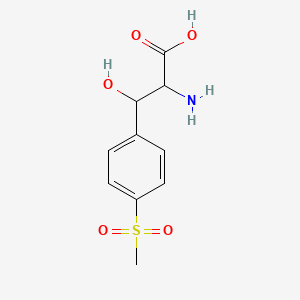 2-Amino-3-hydroxy-3-(4-(methylsulfonyl)phenyl)propanoic acid