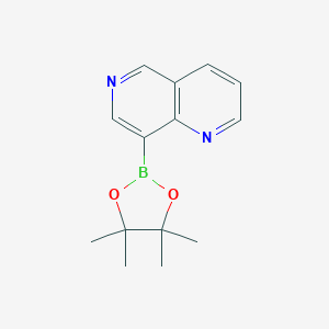 8-(4,4,5,5-Tetramethyl-1,3,2-dioxaborolan-2-yl)-1,6-naphthyridine