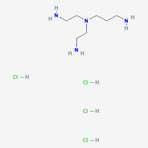 molecular formula C7H24Cl4N4 B13349077 1,3-Propanediamine,n,n-bis(2-aminoethyl),tetrahydrochloride 