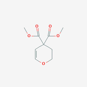 molecular formula C9H12O5 B13349115 Dimethyl 2H-pyran-4,4(3H)-dicarboxylate 