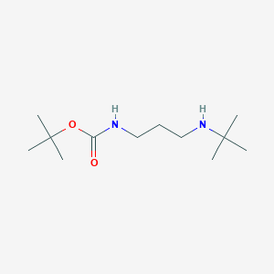 molecular formula C12H26N2O2 B13349127 tert-Butyl (3-(tert-butylamino)propyl)carbamate 