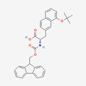 (S)-2-((((9H-Fluoren-9-yl)methoxy)carbonyl)amino)-3-(8-(tert-butoxy)naphthalen-2-yl)propanoic acid