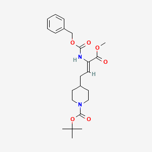 (Z)-tert-Butyl 4-(3-(((benzyloxy)carbonyl)amino)-4-methoxy-4-oxobut-2-en-1-yl)piperidine-1-carboxylate