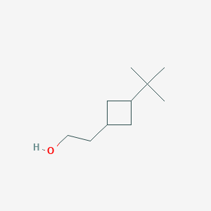 molecular formula C10H20O B13349224 Rel-2-((1r,3r)-3-(tert-butyl)cyclobutyl)ethan-1-ol 