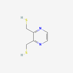 molecular formula C6H8N2S2 B13349230 Pyrazine-2,3-diyldimethanethiol 