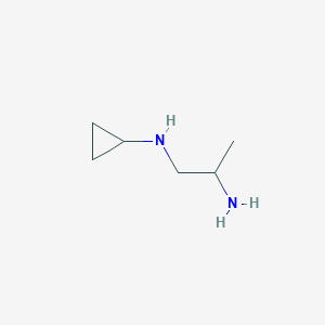 molecular formula C6H14N2 B13349237 N1-Cyclopropylpropane-1,2-diamine 