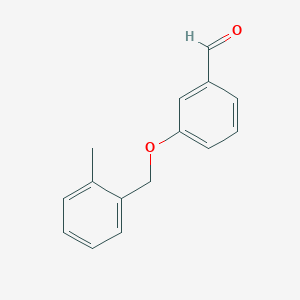B1334924 3-[(2-Methylbenzyl)oxy]benzaldehyde CAS No. 590350-87-1