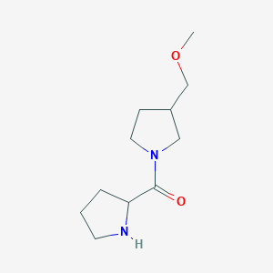 molecular formula C11H20N2O2 B13349248 3-(Methoxymethyl)-1-prolylpyrrolidine 