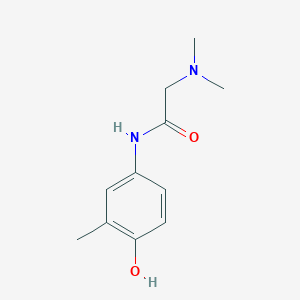 molecular formula C11H16N2O2 B13349252 2-(Dimethylamino)-N-(4-hydroxy-3-methylphenyl)acetamide 