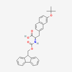 (S)-2-((((9H-Fluoren-9-yl)methoxy)carbonyl)amino)-3-(7-(tert-butoxy)naphthalen-2-yl)propanoic acid