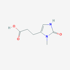 3-(3-Methyl-2-oxo-2,3-dihydro-1H-imidazol-4-yl)propanoic acid