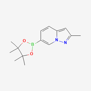 2-Methyl-6-(4,4,5,5-tetramethyl-1,3,2-dioxaborolan-2-yl)pyrazolo[1,5-a]pyridine