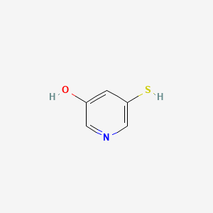 molecular formula C5H5NOS B13349279 5-Mercaptopyridin-3-ol 