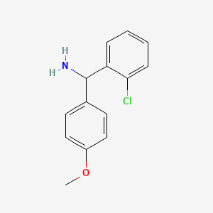 (2-Chlorophenyl)(4-methoxyphenyl)methanamine