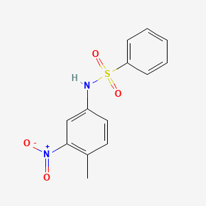 N-(4-methyl-3-nitrophenyl)benzenesulfonamide