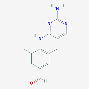 4-((2-Aminopyrimidin-4-yl)amino)-3,5-dimethylbenzaldehyde