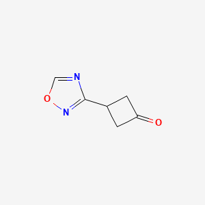 3-(1,2,4-Oxadiazol-3-yl)cyclobutan-1-one