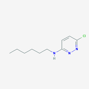 molecular formula C10H16ClN3 B13349360 6-chloro-N-hexylpyridazin-3-amine 