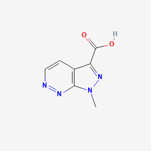 1-Methyl-1H-pyrazolo[3,4-c]pyridazine-3-carboxylic acid