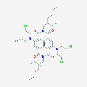 4,9-Bis(bis(2-chloroethyl)amino)-2,7-bis(2-ethylhexyl)benzo[lmn][3,8]phenanthroline-1,3,6,8(2H,7H)-tetraone