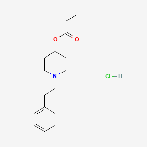 1-Phenethylpiperidin-4-yl propionate hydrochloride