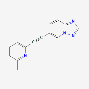 6-((6-Methylpyridin-2-yl)ethynyl)-[1,2,4]triazolo[1,5-a]pyridine