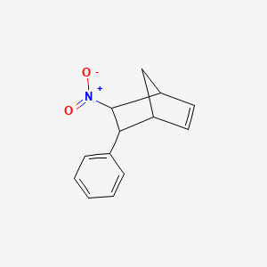 molecular formula C13H13NO2 B13349487 5-Nitro-6-phenylbicyclo[2.2.1]hept-2-ene CAS No. 92028-79-0