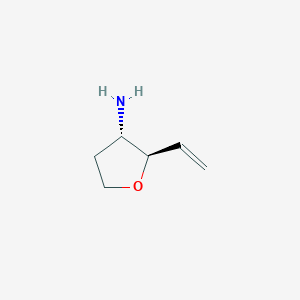 (2R,3S)-2-Ethenyloxolan-3-amine