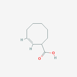 molecular formula C9H14O2 B13349503 2-Cyclooctene-1-carboxylic acid 