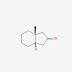 molecular formula C10H16O B13349511 Rel-(3aR,7aS)-3a-methyloctahydro-2H-inden-2-one 