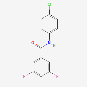 molecular formula C13H8ClF2NO B13349519 N-(4-chlorophenyl)-3,5-difluorobenzamide 