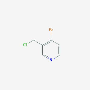 molecular formula C6H5BrClN B13349557 4-Bromo-3-(chloromethyl)pyridine 