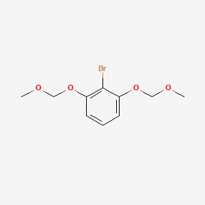 molecular formula C10H13BrO4 B13349576 2-Bromo-1,3-bis(methoxymethoxy)benzene 